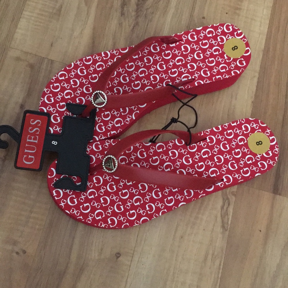 Guess Red Sandals